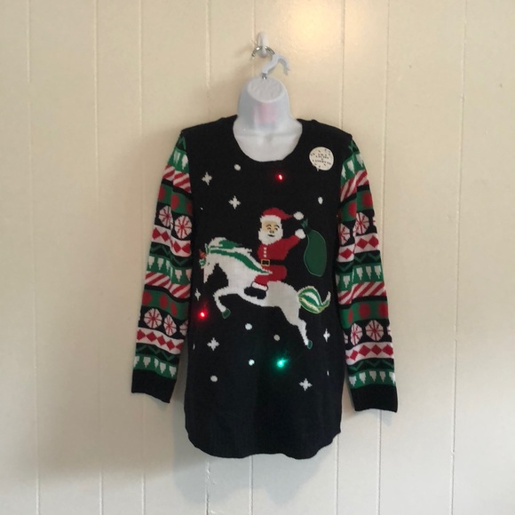 Modcloth Sweaters - Light up Ugly Christmas Sweater